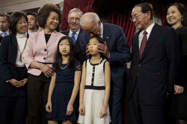 Biden is already the President of innappropriate touching, why not make him President of America? Seems like a natural evolution.