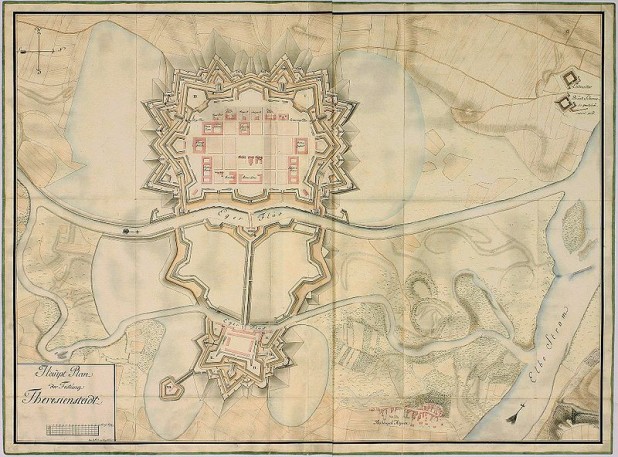 Terezín map (1790)