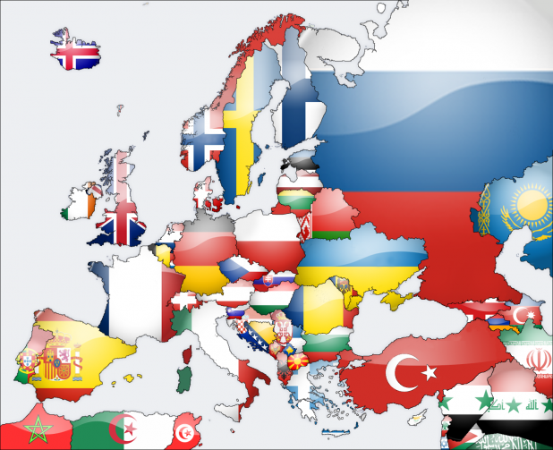 Europe_Flag_map_by_lg_studio