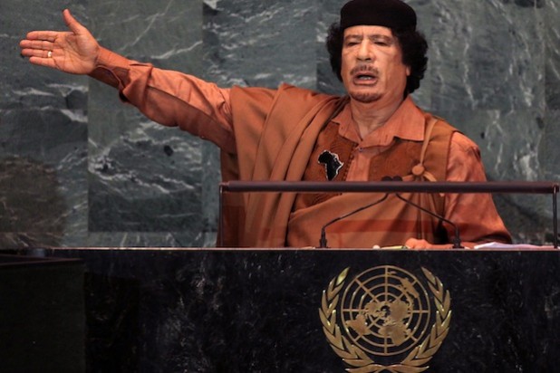 Colonel Gaddafi was sodomized before he was murdered by US-funded terrorists.