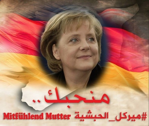 "Mama" Merkel, heroine of all Muslim economic migrants