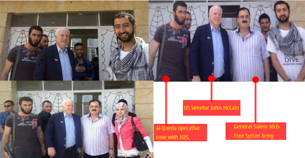 What isn't theoretical is that John McCain went to Syria and gave a bunch of shekels to guys who would late become top ISIS guys. Could have been an accident, could have been he just doesn't really care what happens.