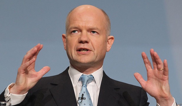 William Hague also began symbolically licking his watch during the hearing.