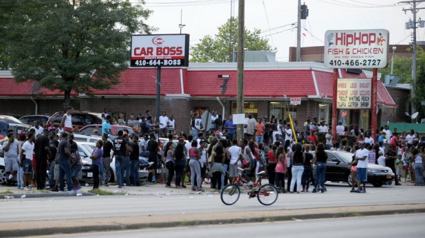The black Baltimore dirt bike riders... arrest them and all those who tolerate their existence