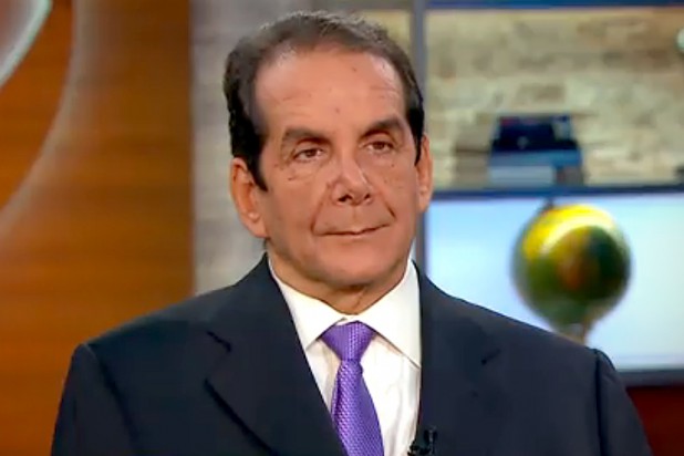 Charles Krauthammer: A White guy just like you, with genuine concern about your issues.
