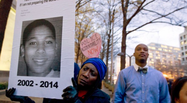 At the time of his death, the 12-year old Tamir Rice was 5' 7" and weighed 195 lbs.