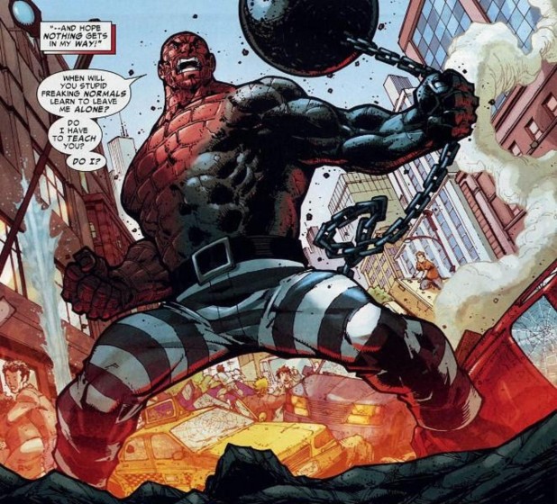 Apparently, Barack Obama has confused ISIS with the Absorbing Man, who is able to absorb all of the force used against him to use against his enemies.
