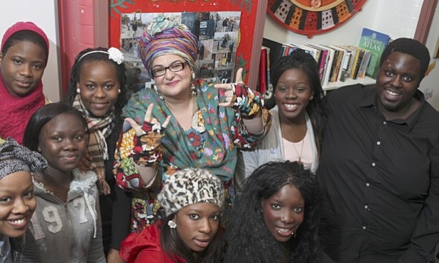 Sign of the times: Camila Batmanghelidjh