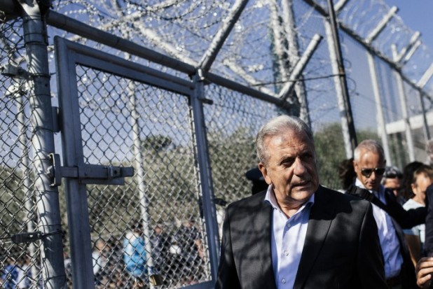 Dimitris Avramopoulos just wants these people to be free.