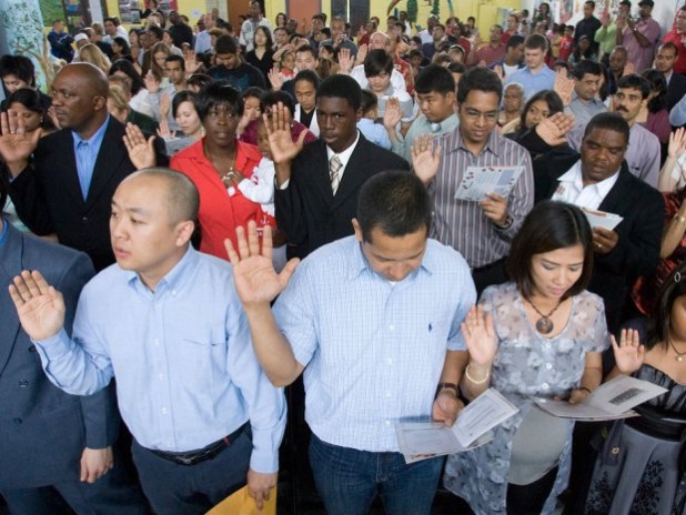 Mostly Asian and African: Canada's immigrant population surges dramatically since the early 1990s.