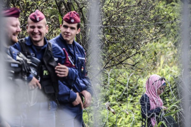 These Hungarian monsters started keking like kek machines as soon as they saw that girl behind the fence crying because she's so cold.