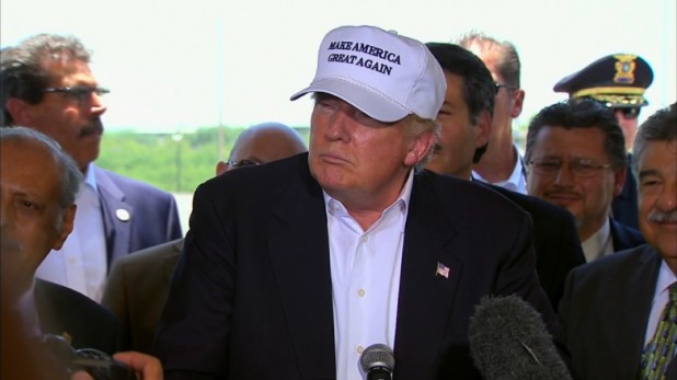 Fifty points to the first guy who can tell me why Trump does press conferences wearing a baseball cap. 
