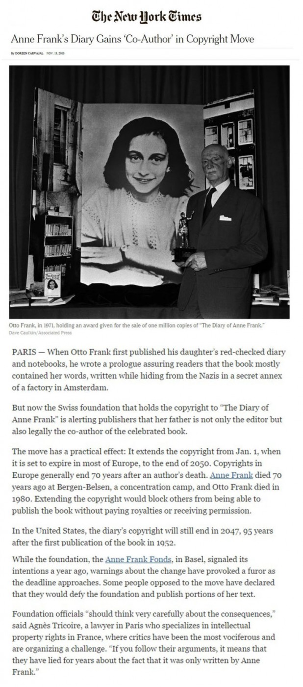 New-York-Times-Anne-Frank-Copyright