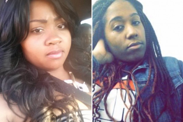 Ashleigh Wade, left, is accused of killing her nine-months-pregnant friend Angelikque Sutton, right, and cutting her baby from her womb. 