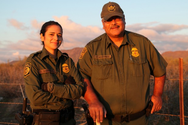Seriously, just Google Image search "border patrol." It's all Mexicans, mainly Mexican women.