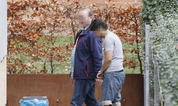 The sex attacker “asylum seeker” under arrest in Mittweida.