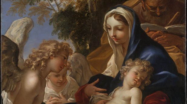  The Holy Family with Angels. Artist: Sebastiano Ricci. © metmuseum.org 