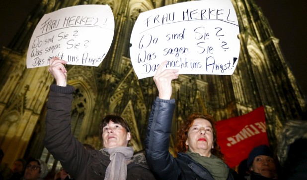 Normal female protesters. 