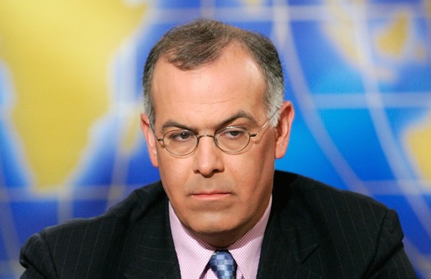 WASHINGTON - JULY 22:  (AFP OUT) New York Times columnist David Brooks listens during a taping of "Meet the Press" at the NBC studios July 22, 2007 in Washington, DC. Brooks spoke on various topics including the current situation of the war in Iraq.  (Photo by Alex Wong/Getty Images for Meet the Press) *** Local Caption *** David Brooks