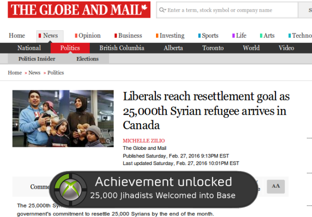 25000 moslems canada