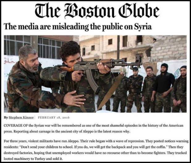 The media are misleading the public on Syria - The Boston Globe