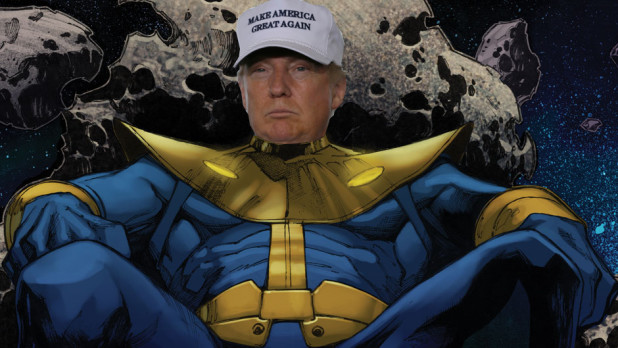 donald trump thanos