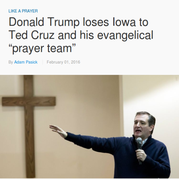 ted cruz prayer team