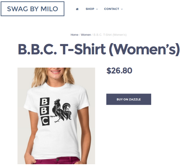 B.B.C. T-Shirt (Women’s) | Swag by Milo
