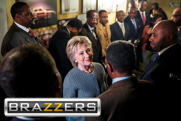 clinton with the blacks