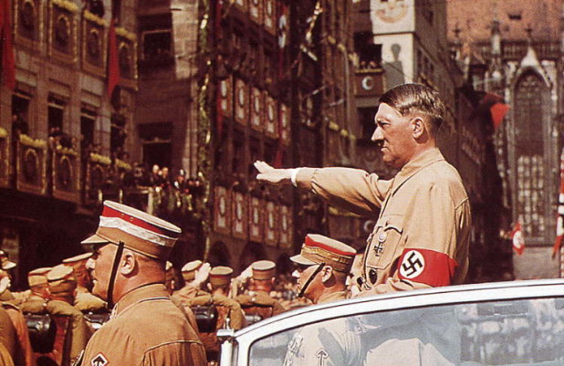 Hitler-at-Nazi-Party-Rally 1938