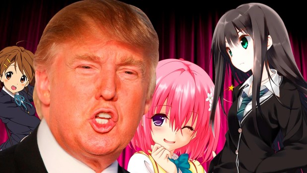 trump anime real