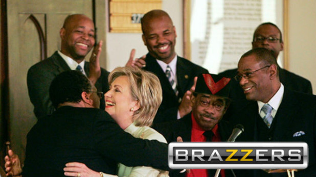 hillary with the blacks