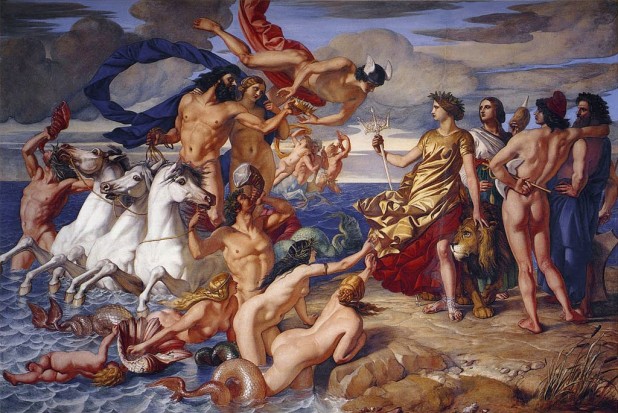 William Dyce - Neptune Resigning to Britannia the Empire of the Sea