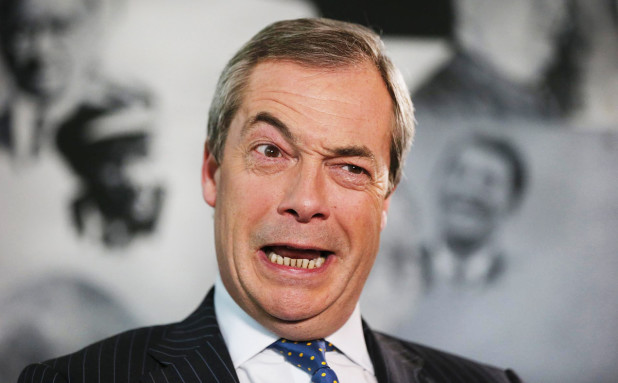 UK Independence Party (UKIP) leader Nigel Farage speaks during an interview with Reuters in London March 17, 2015. REUTERS/Suzanne Plunkett (BRITAIN - Tags: POLITICS ELECTIONS)