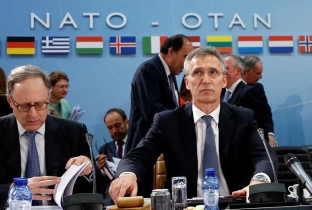 NATO Secretary-General Stoltenberg chairs a NATO defence ministers meeting in Brussels