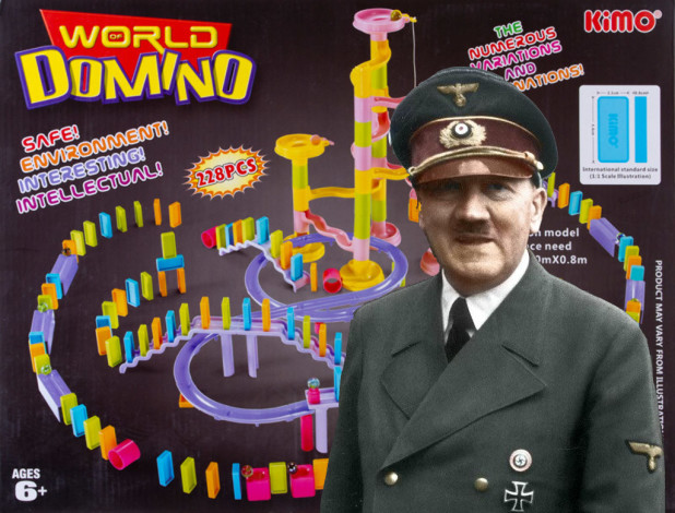 world of dominos starring adolf hitler