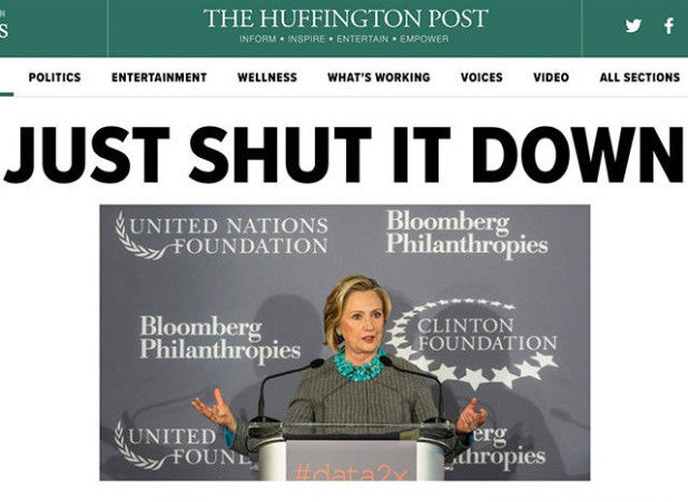 Huff-Post-Clinton-Foundation-Headline