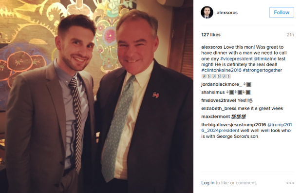 soros son kaine