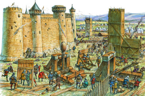 CASTLE UNDER SIEGE-ILLUSTRATION