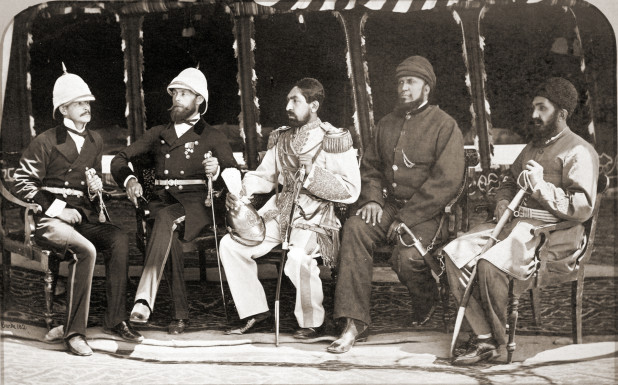 Mohammad_Yaqub_Khan_with_British_officers_in_May_of_1879