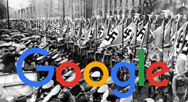 google nazism shut it down