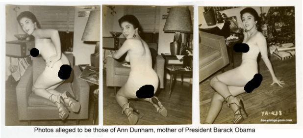 obama mother nude