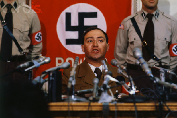 Nazi Leader Frank Collin Making Announcement