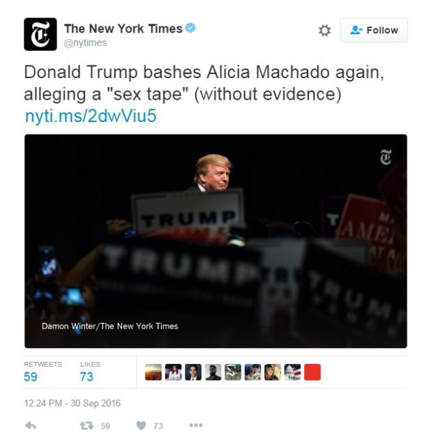 NY Times Jew Alan Rappeport Claims Machado Sex Tape is an"Allegation", People Search Five Minutes and Post Links and Pics of It Right Underneath on Twitter.