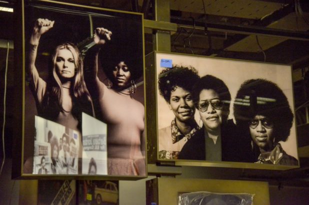 Examples of some of the ideological indoctrination featured at this Jewseum. Is Gloria Steinem "African-American"? So why is she there? 