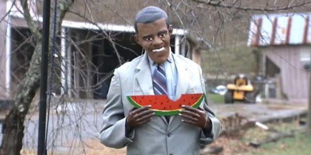 122812-politics-racist-mannequin-watermelon-kentucky-man-defends