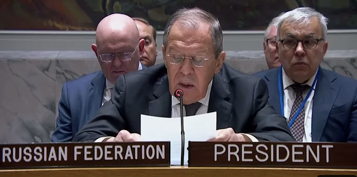 Lavrov Meets with Psycho Murderers in New York, Lectures the Roaches
