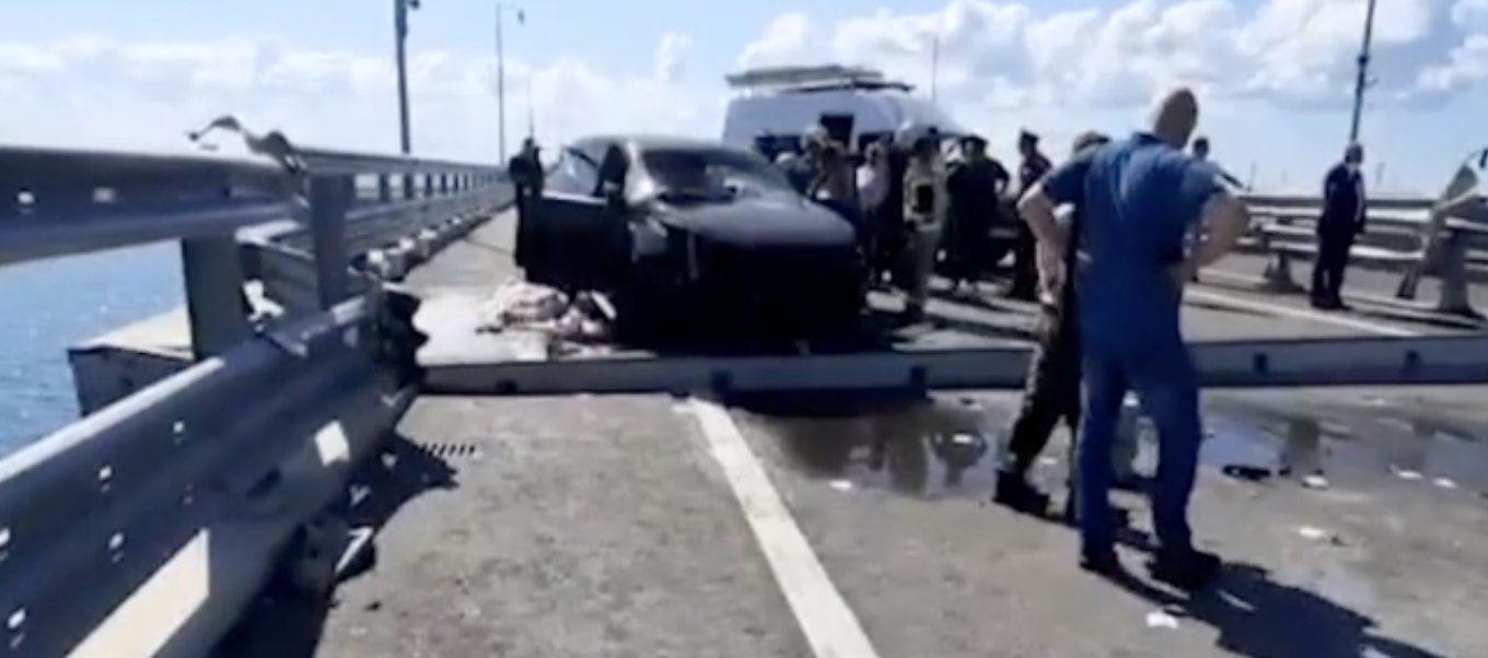 NATO Terrorists Bomb Crimean Bridge Again!