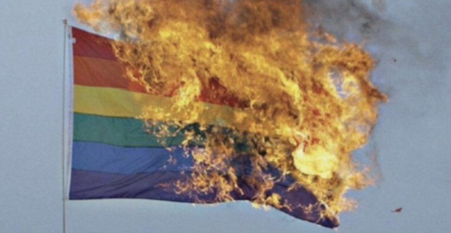 California: Man Who Allegedly Killed Woman Over Gay Flag is Nonwhite