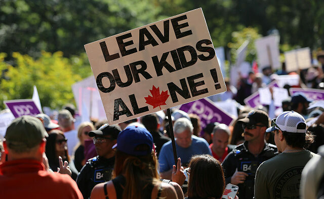 Canada: Large Scale Protests Against Child Trannies – Trannies Lash Out!